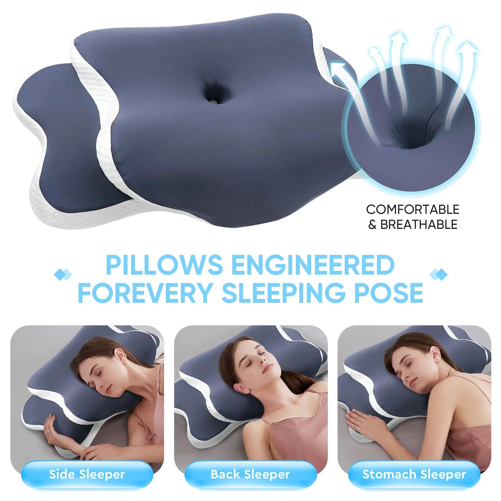 Cervical Neck Pillow for Pain Relief