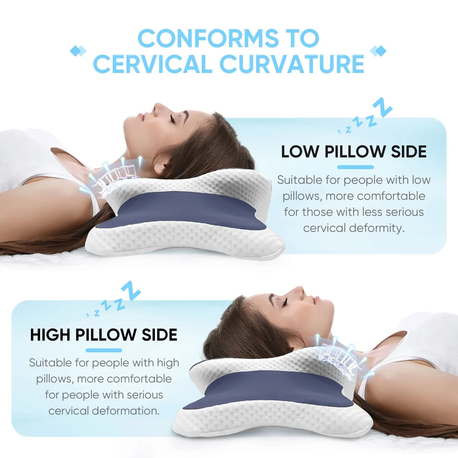 Cervical Neck Pillow for Pain Relief